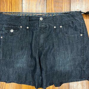 Women’s One5One Dark-wash Blue Jean Shorts ~ Stitch Fix ~ Size 12